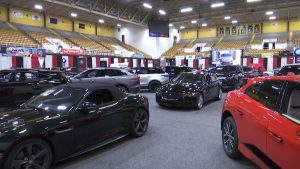 Lehigh Valley Auto Show, Lehigh Valley Auto Show floor with new vehicles